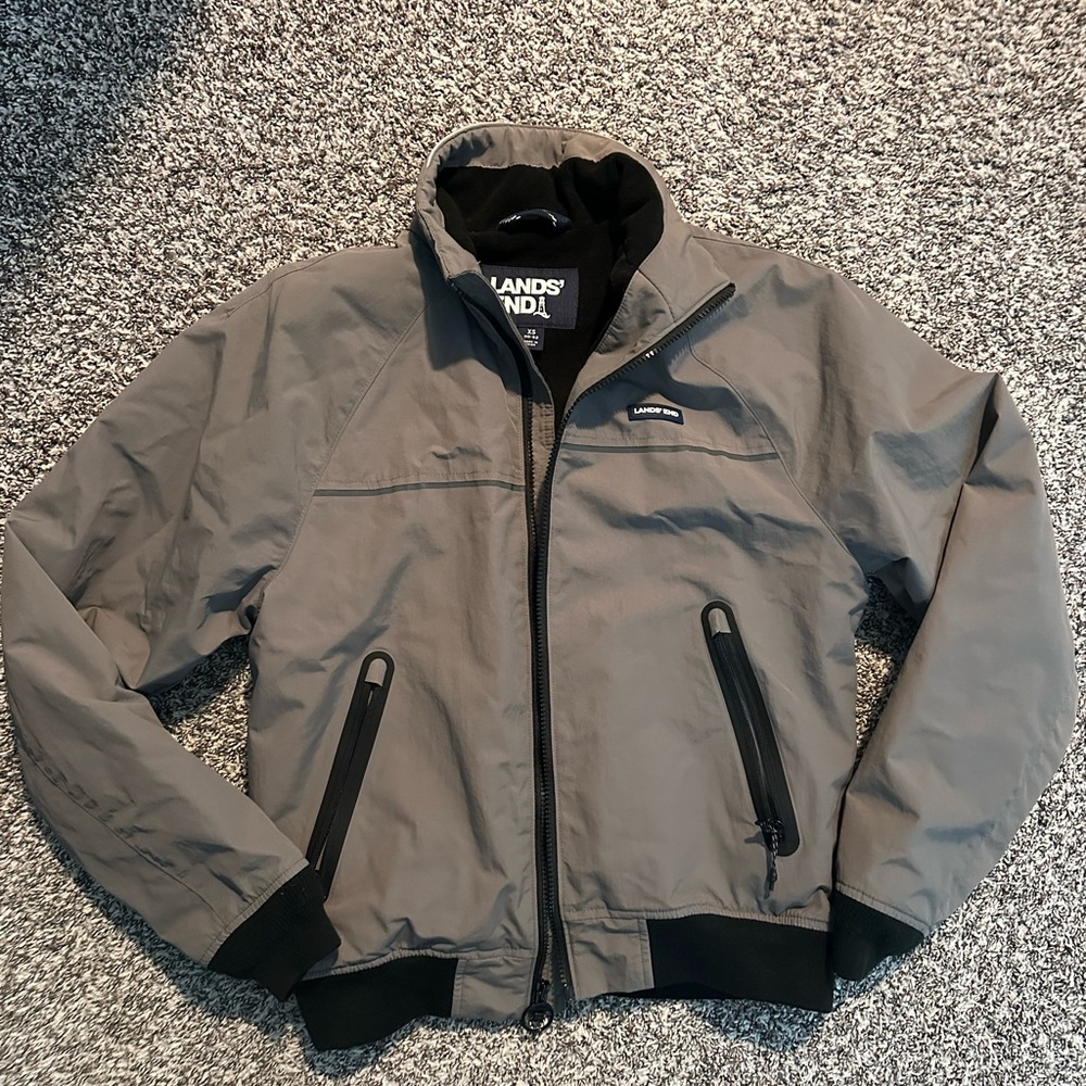 Land’s End Men’s Classic Arctic Grey, Squall Jacket